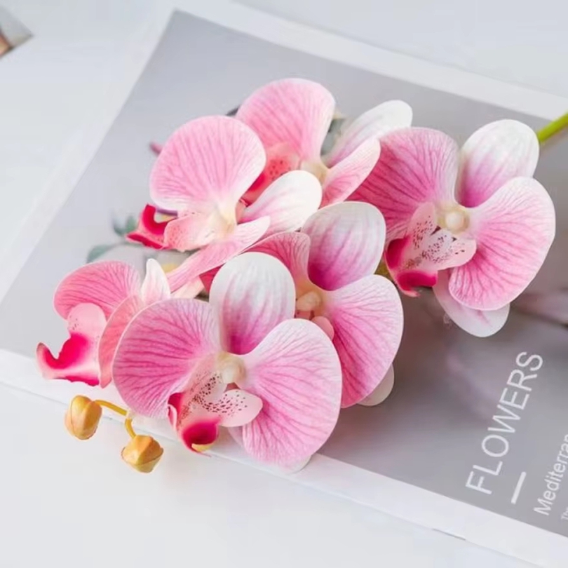 Florist Supply Vases - Flores artificiales 3D, mariposa de plástico,