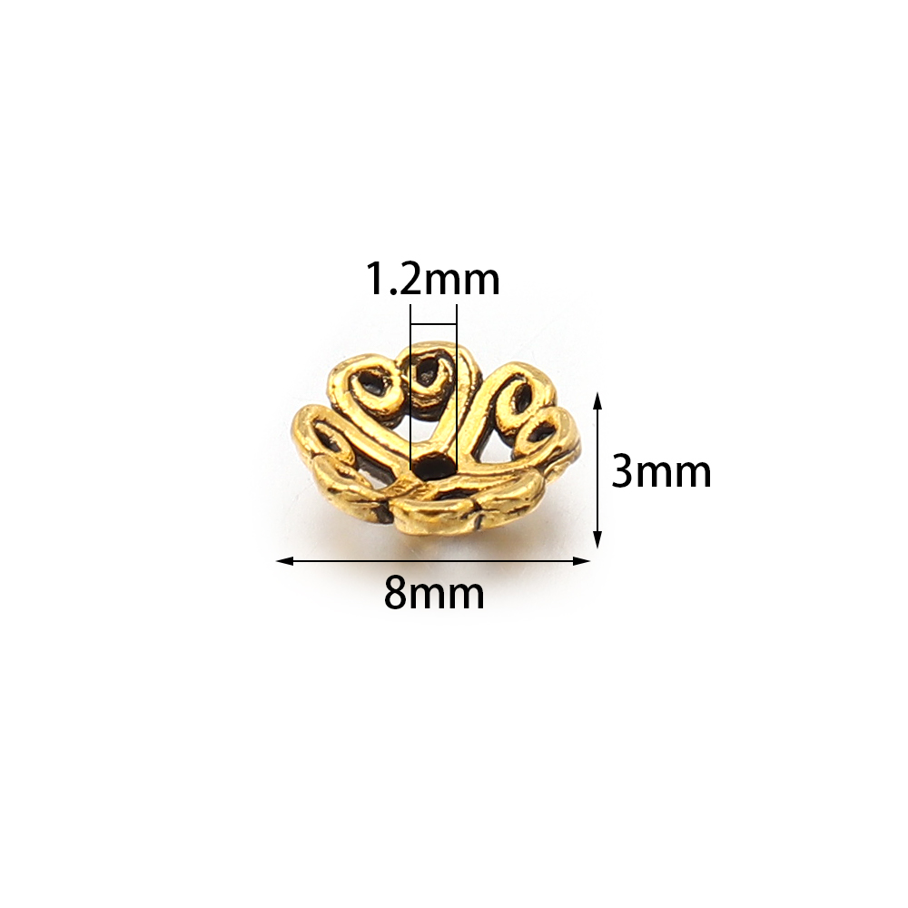 100 piezas de 8mm, tapas de cu - Supply Florist reseña y precio