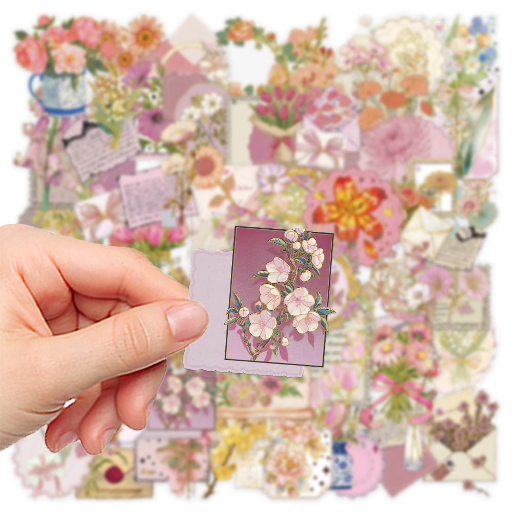 50/100 Uds. Pegatinas transpar - Florist Supply Vases reseña y precio