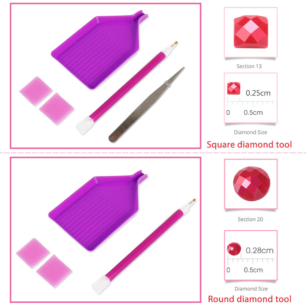 Momoart oso mosaico de diamant - Florist Supply Vases reseña y precio
