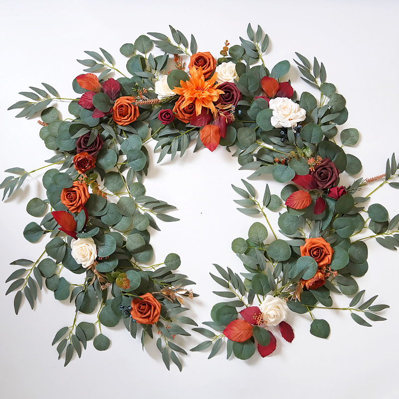 Yannew-guirnaldas de flores ar - Eucalyptus Preserved reseña y precio