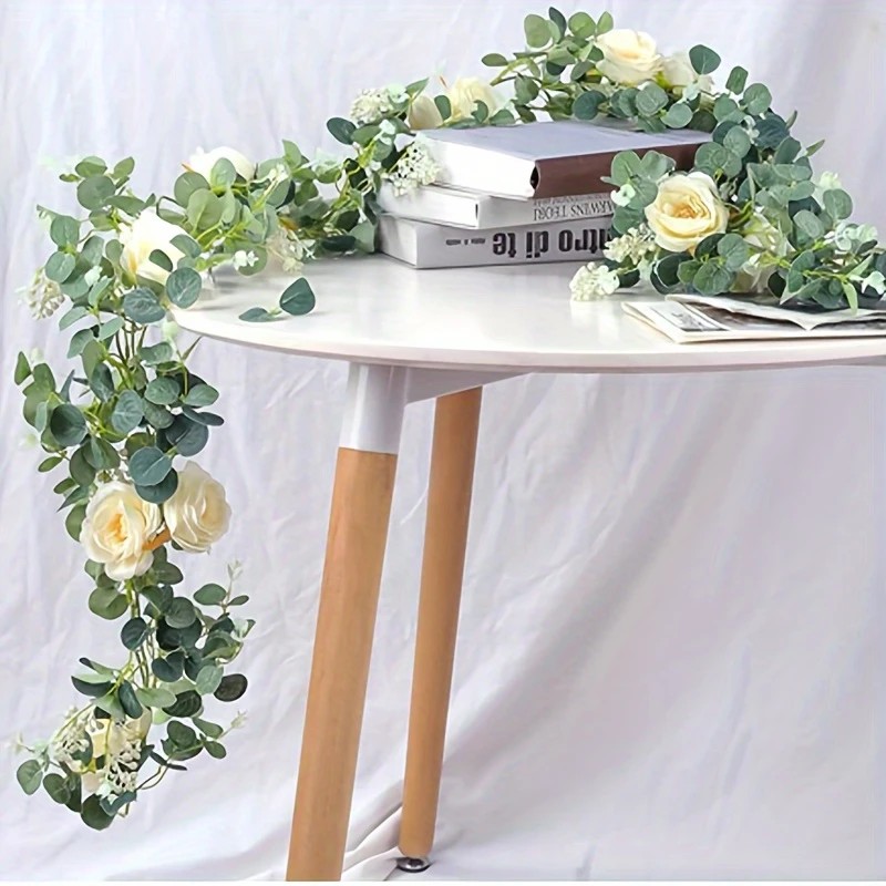 Guirnalda de eucalipto y rosas - Eucalyptus Preserved reseña y precio