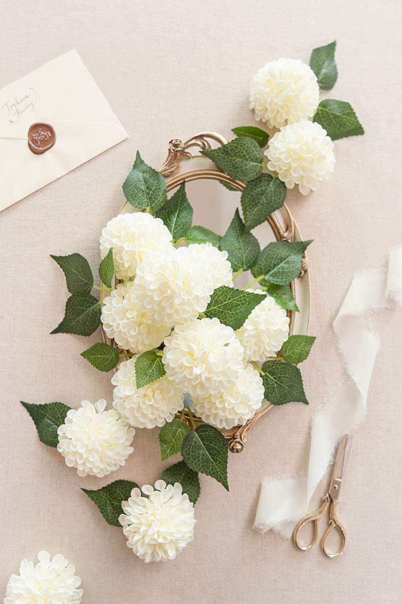 Flores artificiales de Dalia,  - Florist Supply Bulk reseña y precio