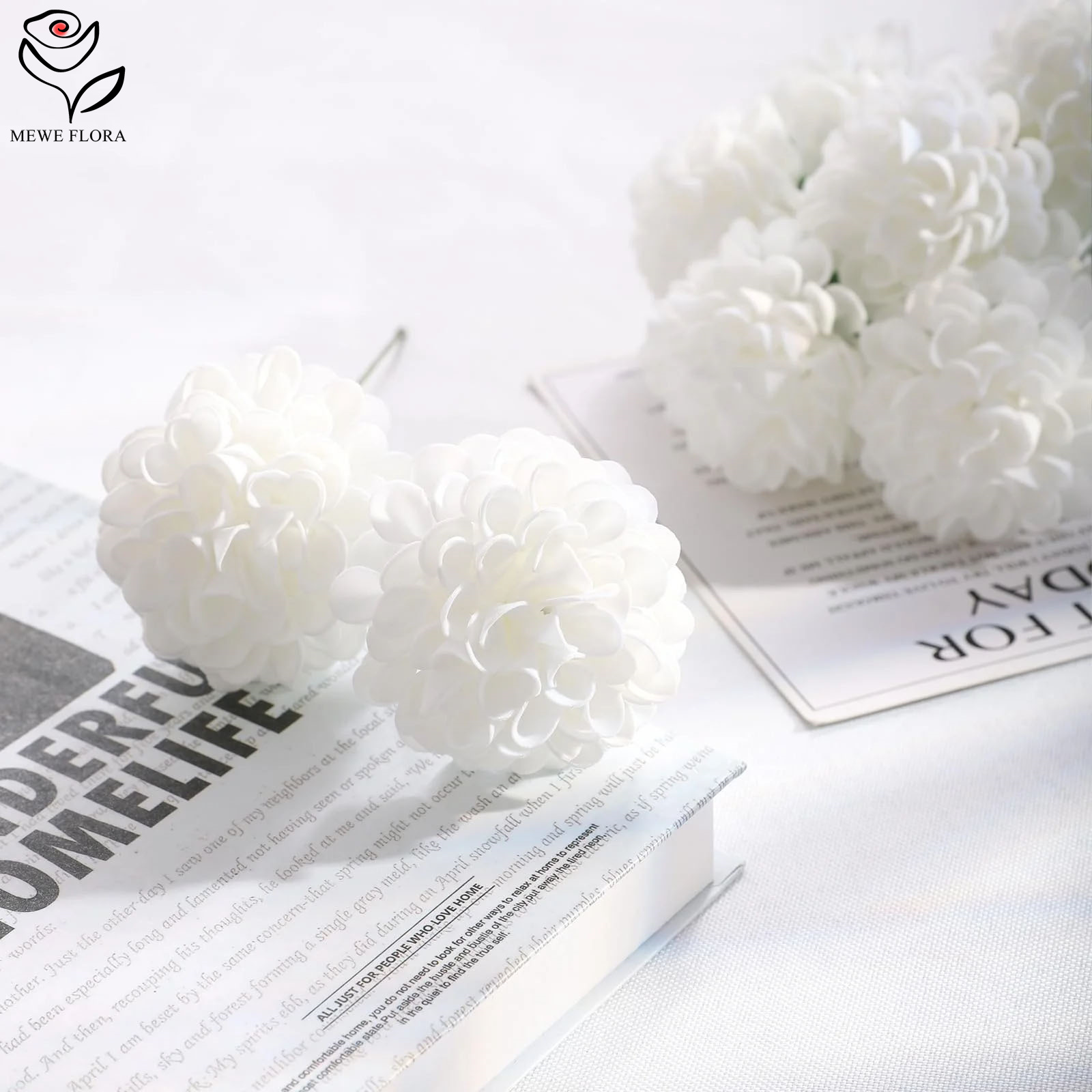 Flor de hortensia Artificial c - Florist Supply Bulk reseña y precio