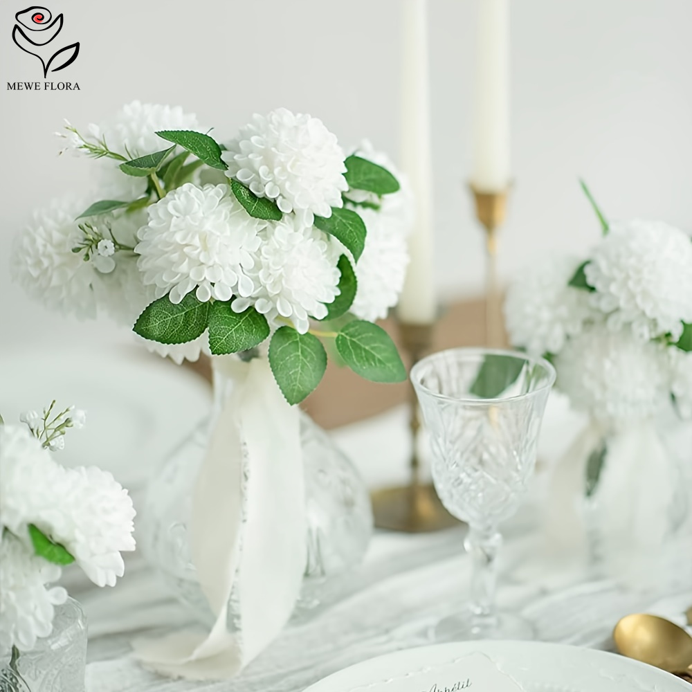 Flor de hortensia Artificial c - Florist Supply Bulk reseña y precio